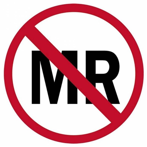 MRI Safe labels. Available in 2 Sizes: small 1 ½